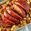 Easy Sheet Pan Meatloaf and Potatoes